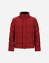 Herno BOMBER JACKET IN ARENDELLE AND FAUX FUR Bordeaux PI001019U12414Z6705