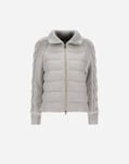 Herno JACKET IN CASHMERE, SILK AND KNIT Chantilly PI0028DNW380871985