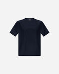 Herno SUPERFINE COTTON STRETCH T-SHIRT Blu Navy JG000237U520039200
