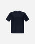 Herno SUPERFINE COTTON STRETCH T-SHIRT Blu Navy JG000237U520039200