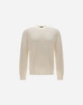 Herno DRY COTTON KNIT SWEATER Natural MG000165U720831100