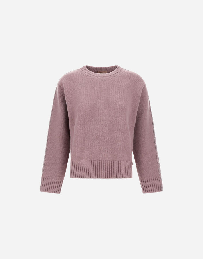 Herno RESORT 100% WOOL JUMPER Light Lilla MG00030DR701004400