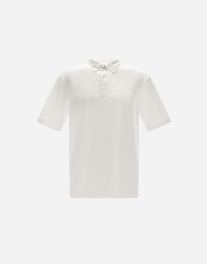 Herno RESORT POLO SHIRT IN BASIC COTTON White JPL0010UR520521000