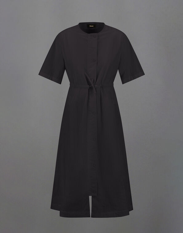 Herno LAMINAR DRESS IN TECH-CRINKLE Black AB00010DL128279300