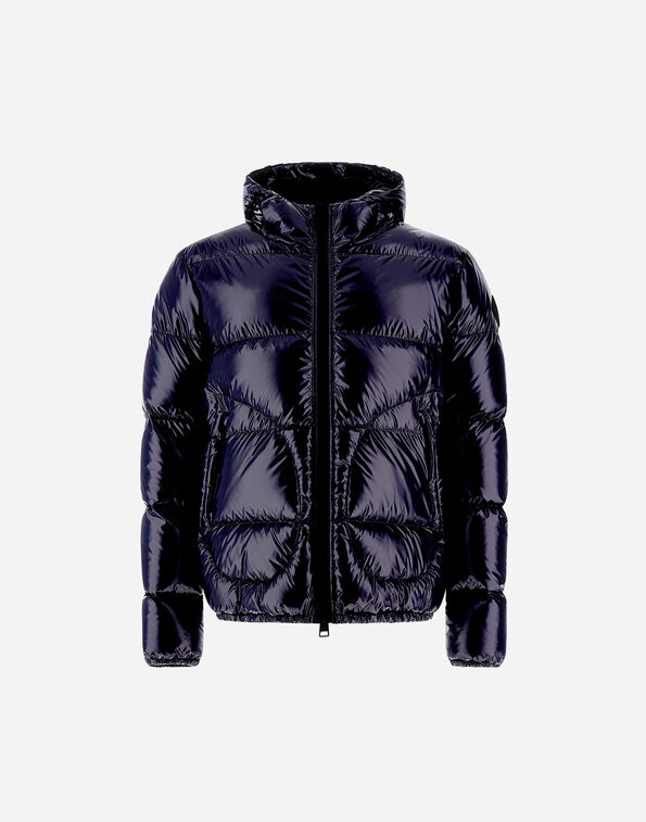 Herno BOMBER JACKET IN GLOSS New Blue PI001133U12220Z9202