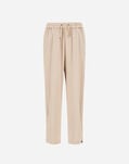 Herno RESORT ENVERS SATIN TROUSERS Chantilly PT00038DR127271985