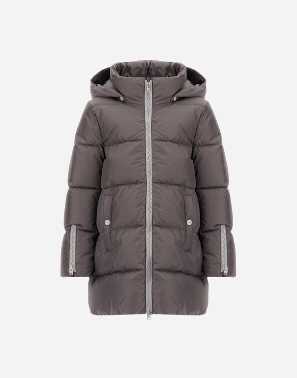 Herno A-SHAPE JACKET IN NYLON CHAMONIX Grey PI000188G12004Z9460