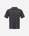 Herno JERSEY KNIT EFFECT POLO SHIRT Grey JPL00125U520599460