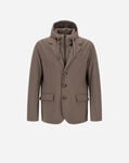 Herno RESORT STRETCH COMFORT NYLON BLAZER Dark Taupe GA00018UR12742S2700