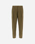 Herno COTTON FEEL TROUSERS Military PT000128U125317740