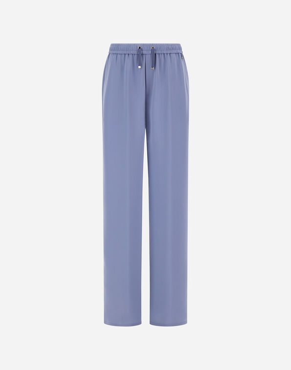 Herno TROUSERS IN LUCENT CADY Light Blue PT000008D12875S9128
