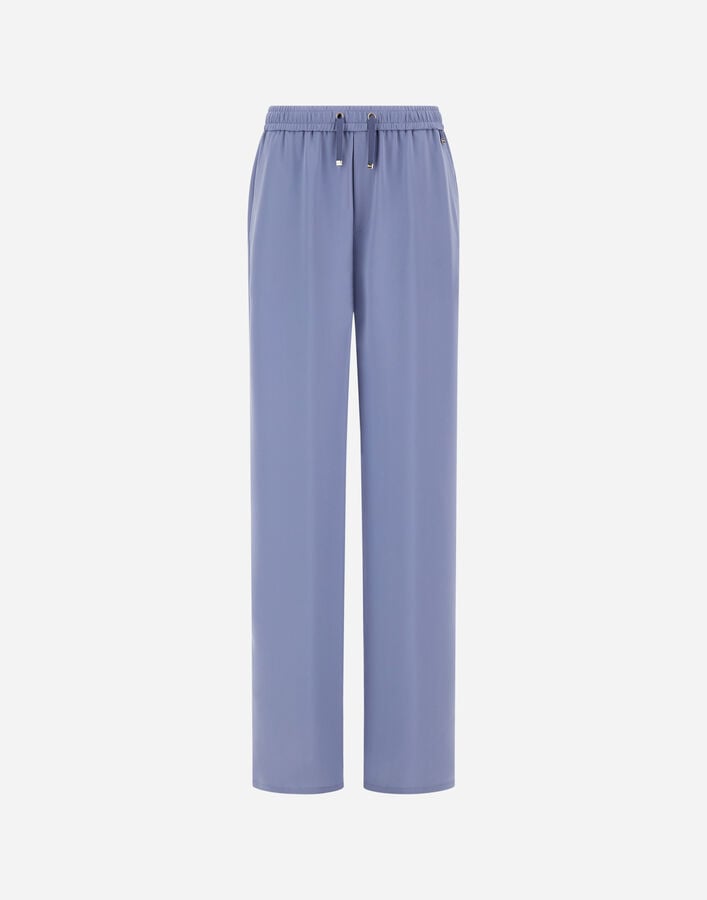 Herno TROUSERS IN LUCENT CADY Light Blue PT000008D12875S9128