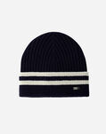Herno RESORT BEANIE IN DOUBLE RIB WOOL Navy Blue BER0005UR702929200