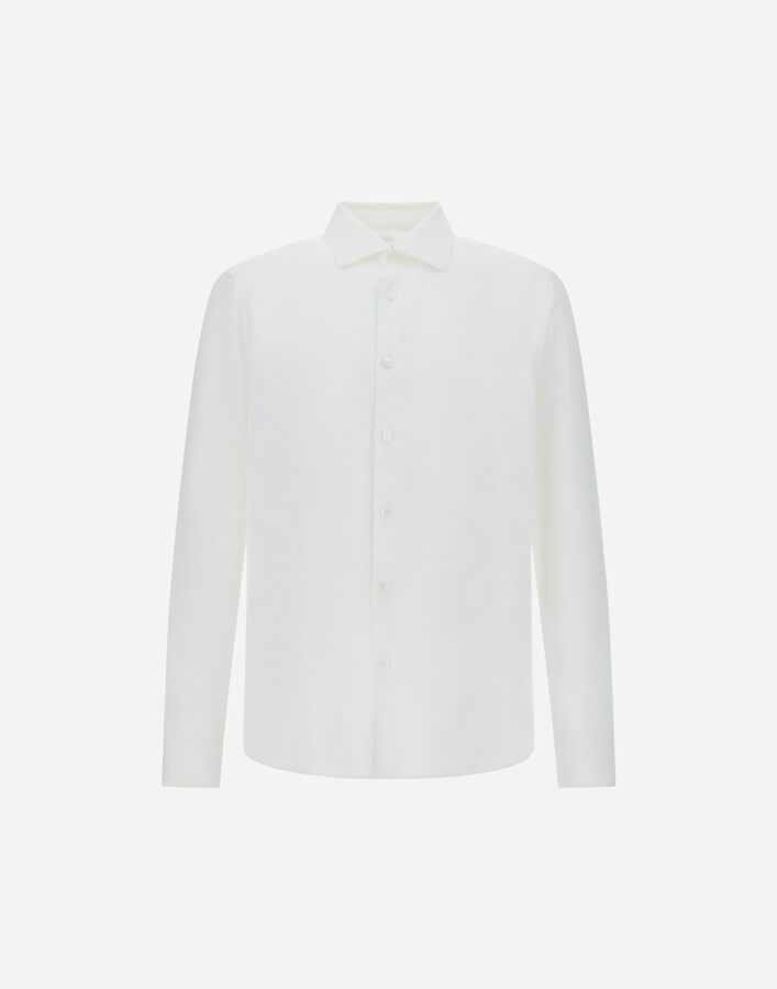 Herno SHIRT IN SUMMER LINEN White CM000030U171391000