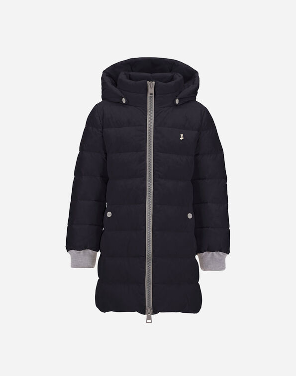 Herno LONG JACKET IN NYLON CHAMONIX Black Espresso PI000186G12004Z9389