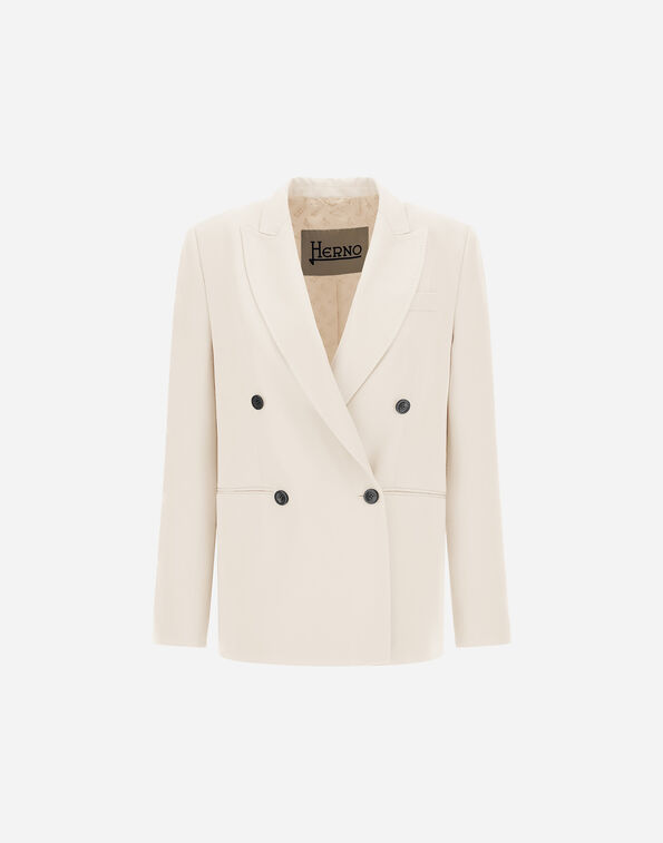 Herno FLAWLESS WOVEN BLAZER Grey Pearl GA000330D127189402