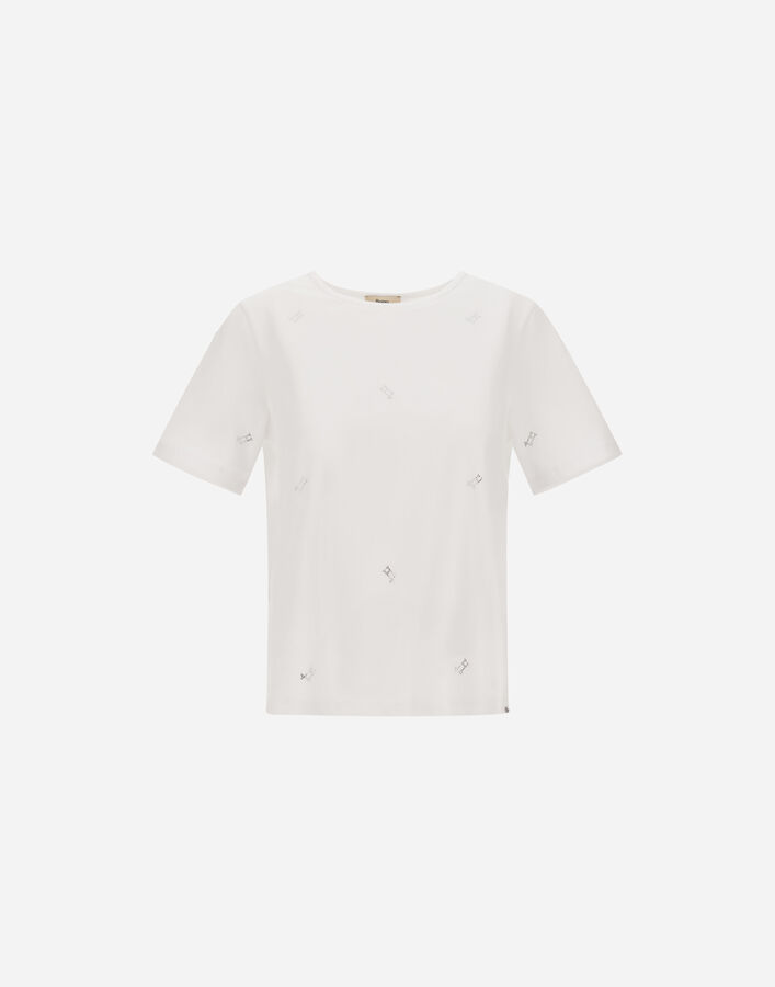 Herno T-SHIRT IN INTERLOCK JERSEY White JG000290D520091000