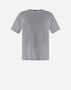 Herno RESORT T-SHIRT IN BASIC COTTON & LIGHT STRETCH NYLON Grey JG00031UR520529436