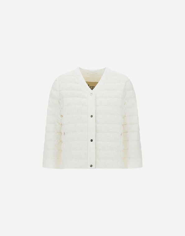 Herno CAPE IN 3D TWEED Ivory PI002212D132891200