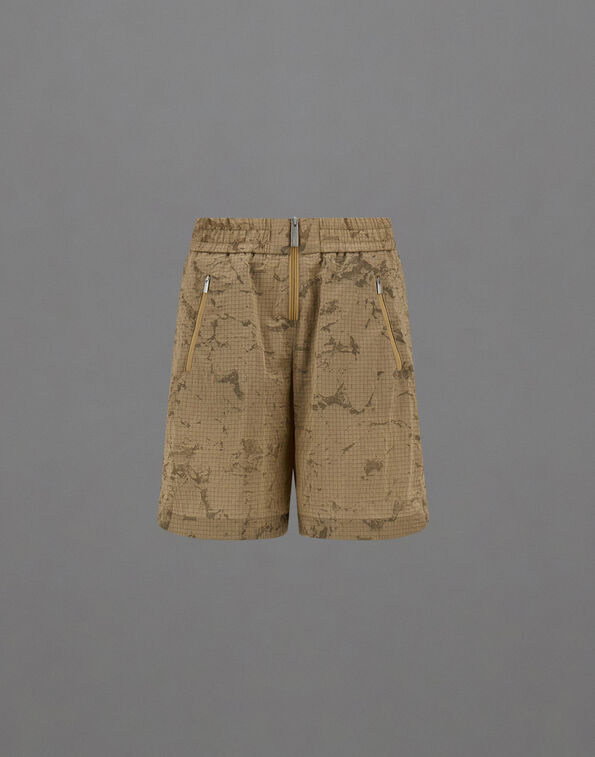 Herno LAMINAR SHORTS IN WATER JACQUARD Camel PT00060DL12855J2154