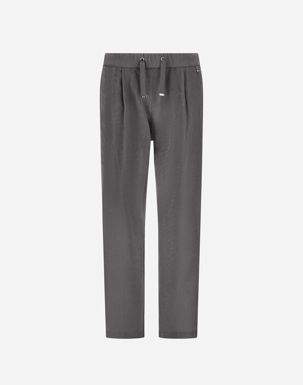 Herno RESORT TROUSERS IN BRIGHT CORDUROY Light Grey PT00049DR127289406