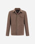 Herno FIELDÂ JACKET IN SOFT RECYCLED WOOL Dark Taupe FI000138U33475R2700