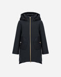 Herno HOODED COAT IN ECOWOOL AND NYLON ULTRALIGHT New Blue GC000049G333449202
