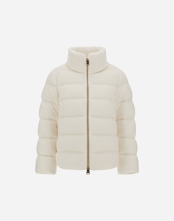 Herno JACKET IN SHINY KNIT EFFECT White PI002126D334561000