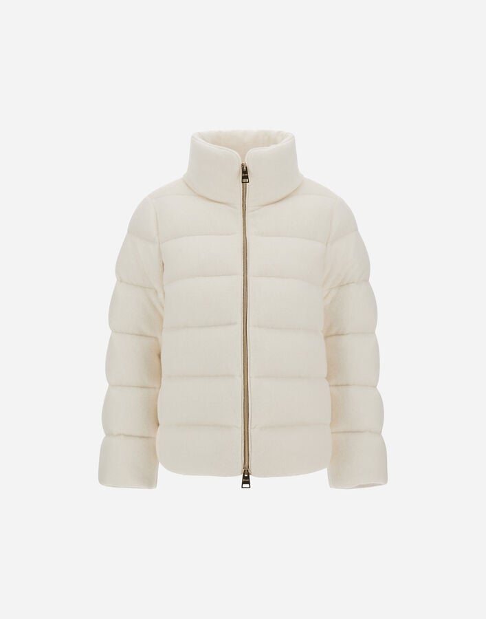 Herno JACKET IN SHINY KNIT EFFECT White PI002126D334561000