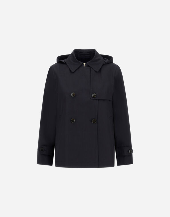 Herno PEA COAT IN DEAN Navy Blue IM000177D132389200