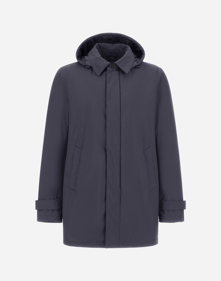Herno LONG PARKA IN 2-LAYER WINDSTOPPER Blue PI001242U128409201