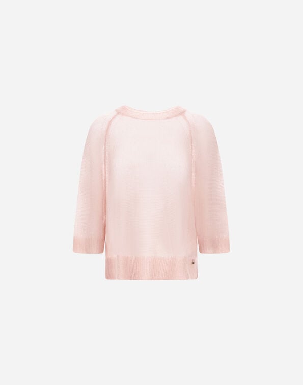 Herno T-SHIRT IN MOHAIR BLEND Powder Pink MG000230D703264035