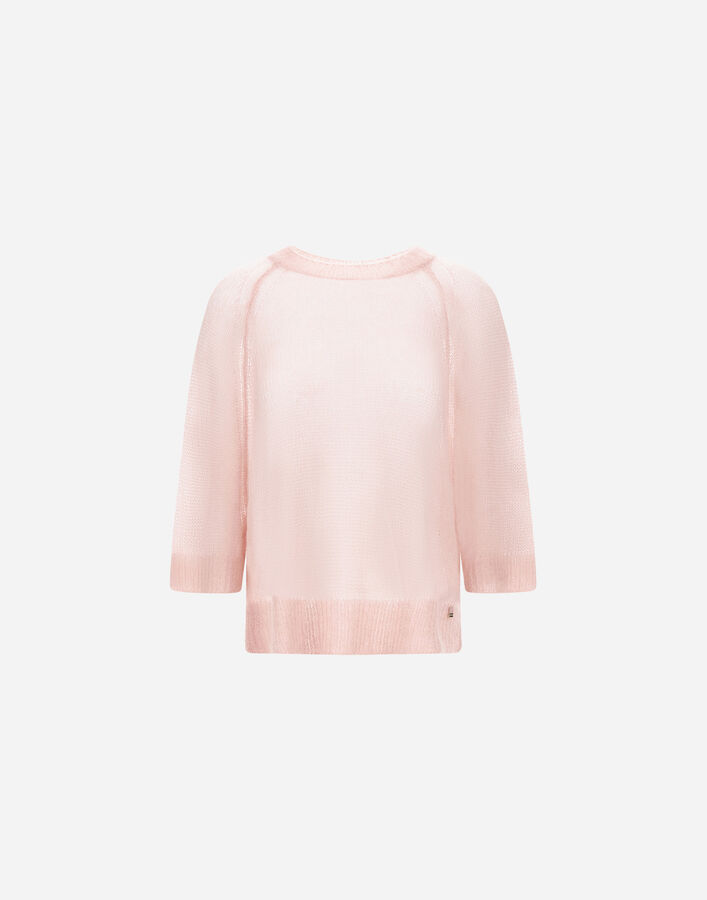 Herno T-SHIRT IN MOHAIR BLEND Powder Pink MG000230D703264035