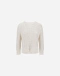 Herno SWEATER IN LUREX, ALPACA & WOOL Natural MG000208D760831100