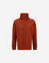 Herno TURTLENECK SWEATER IN 100% WOOL Orange ML000039D701005510