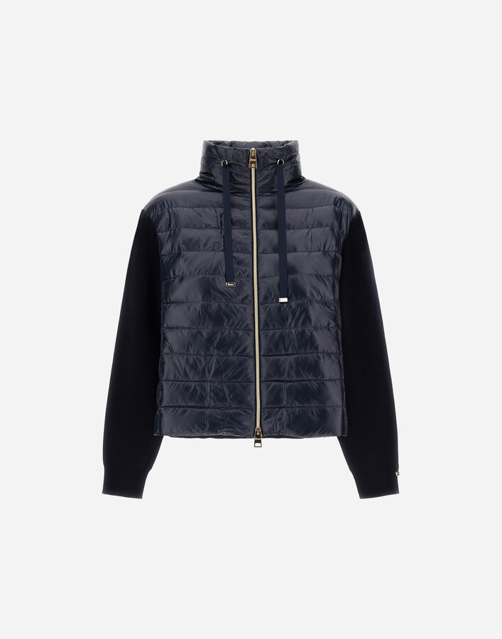 Herno JACKET IN PURE COTTON AND NYLON ULTRALIGHT Navy Blue MP000155D720989200