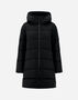 Herno A-SHAPE JACKET IN ARENDELLE AND NEW LADY FAUX FUR Black PI001948D12414Z9300