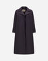 Herno TRENCH COAT IN DELON AND MONOGRAM LUREX Blu Navy CA000567D13218Z9200