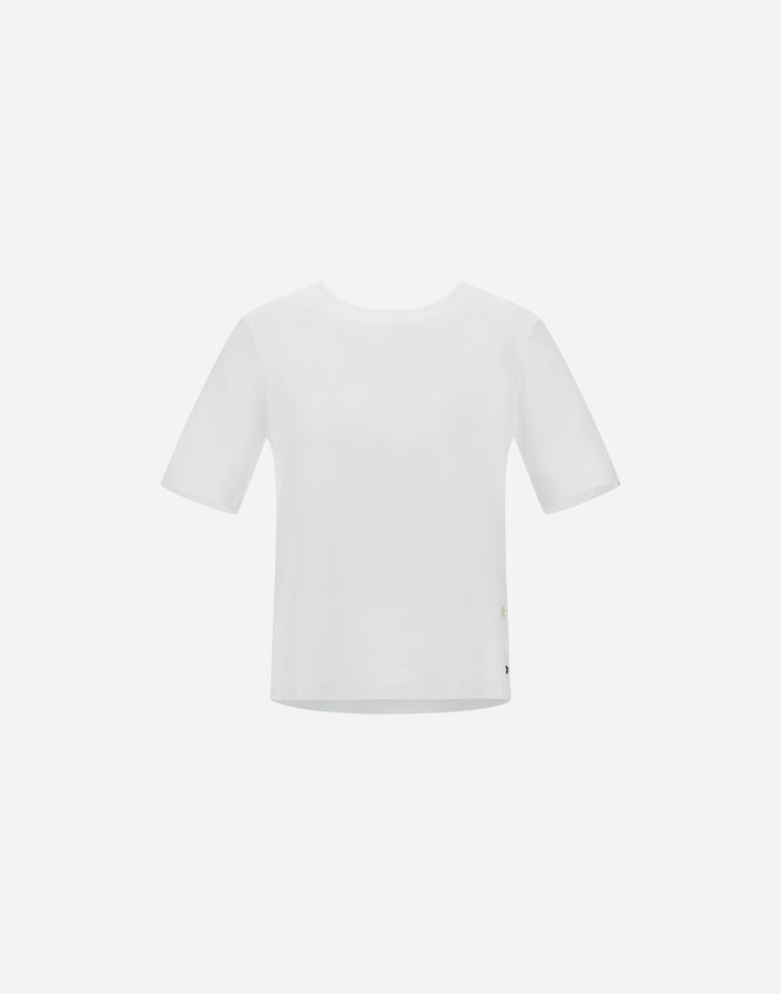 Herno EVER COTTON INTERLOCK AND MONOGRAM T-SHIRT White JG000258D52063M011000