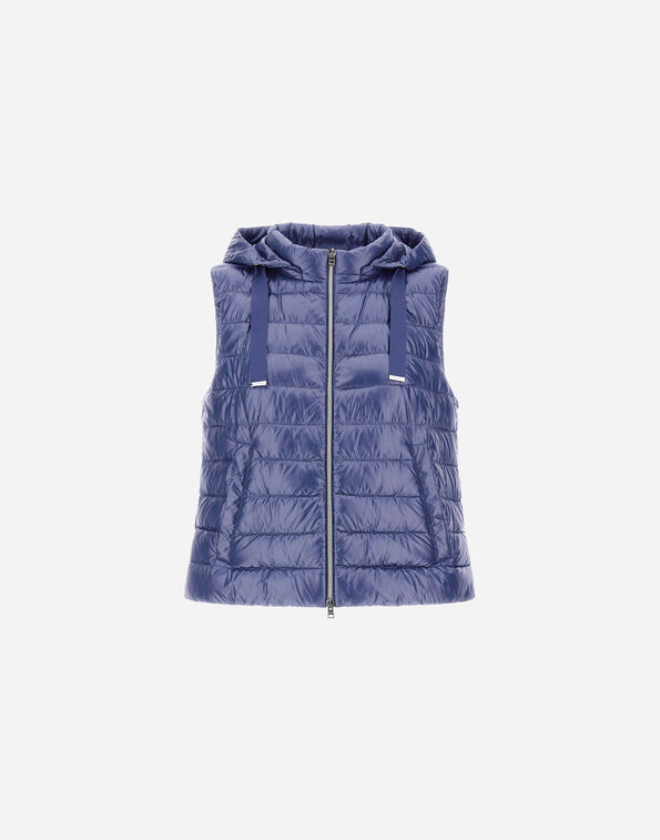 Herno VEST IN NYLON ULTRALIGHT AND MONOGRAM Light Blue PI002217D12017Z9026