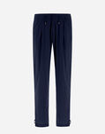 Herno RESORT LIGHT STRETCH NYLON TROUSERS Blue PT00002UR12431SZ9201