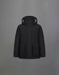 Herno LAMINAR PARKA IN CRINKLE METALLIC Black PI00374UL128399300