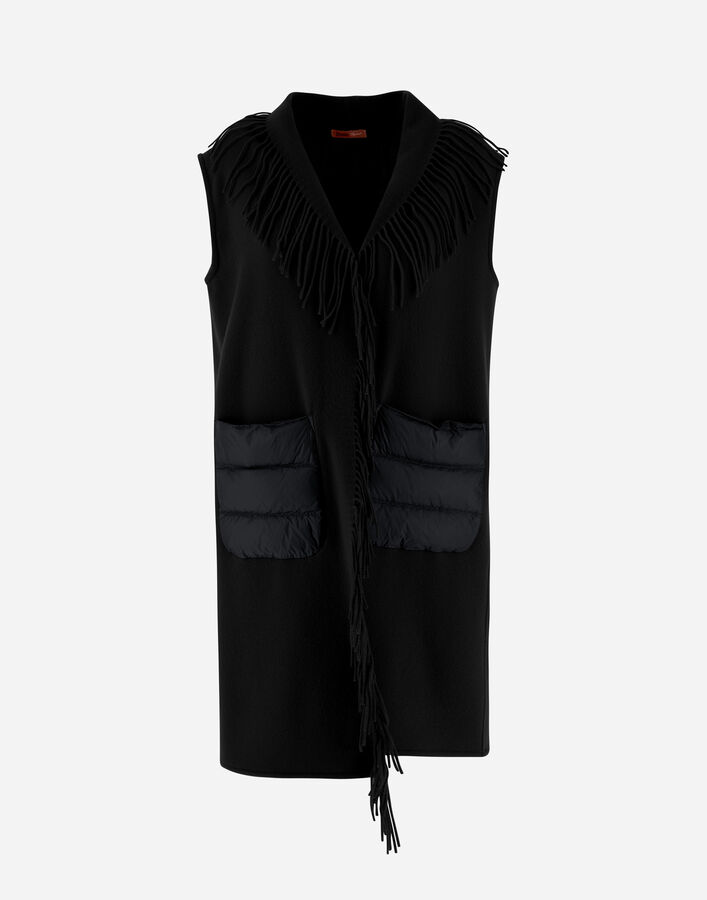 Herno RESORT WAISTCOAT IN WARMY & NYLON ULTRALIGHT Black GC00067DR333959300