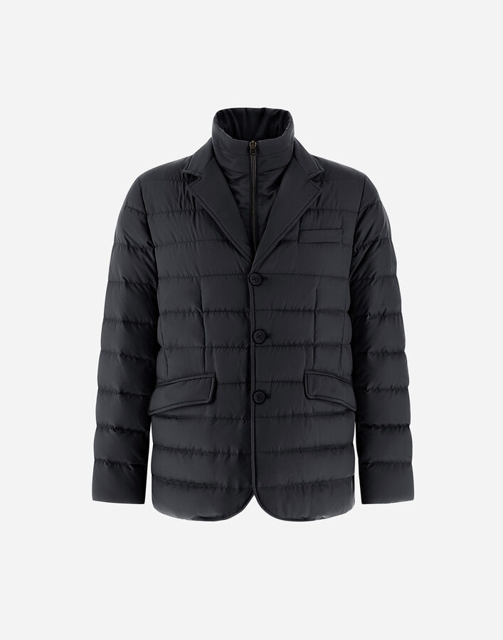 Herno BLAZER IN ARENDELLE AND MONOGRAM Navy Blue PI001177U12414Z9200