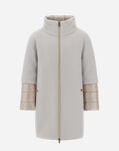 Herno COAT IN ECOWOOL AND NYLON ULTRALIGHT Chantilly CA000014G333441985
