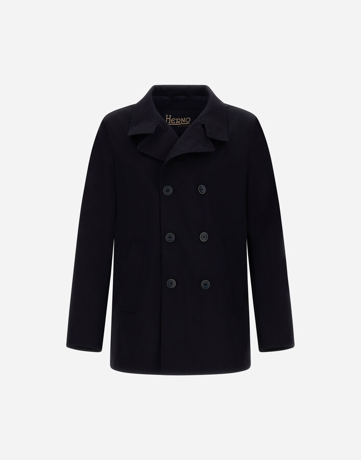 Herno PEACOAT IN LIGHT WOOLEN EFFECT Navy Blue PE000053U127859200