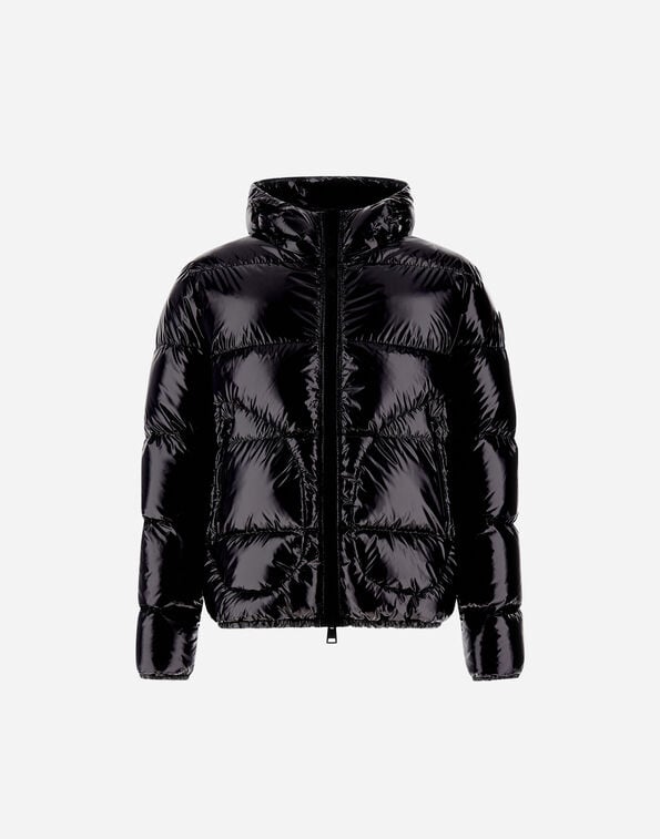 Herno BOMBER JACKET IN GLOSS Black PI001133U12220Z9300