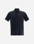 Herno JERSEY CREPE POLO SHIRT Blu Navy JPL00115U520059200
