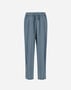 Herno RESORT TROUSERS IN ENVERS SATIN Midnight Teal PT00038DR127279123