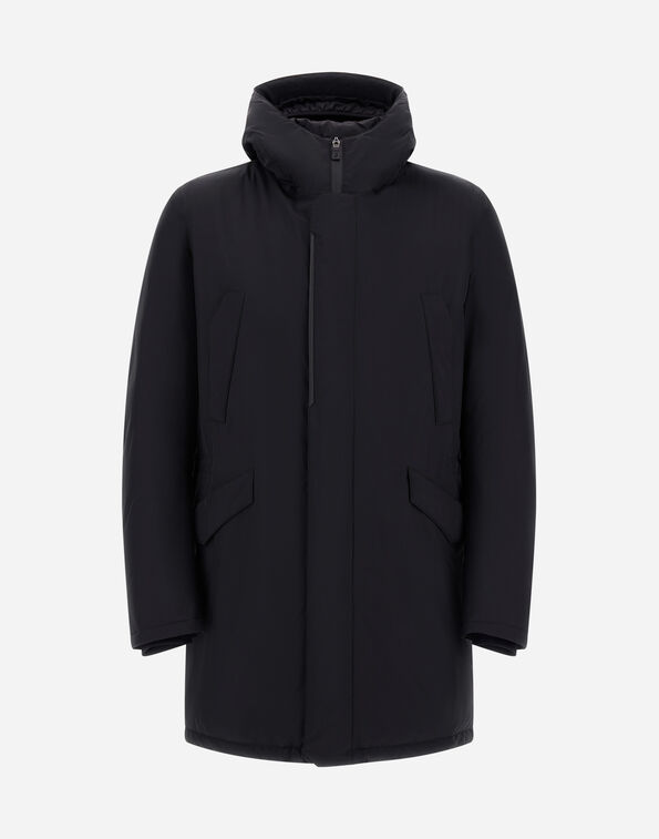 Herno LONG PARKA IN 2-LAYER WINDSTOPPER Black PI001245U128409300